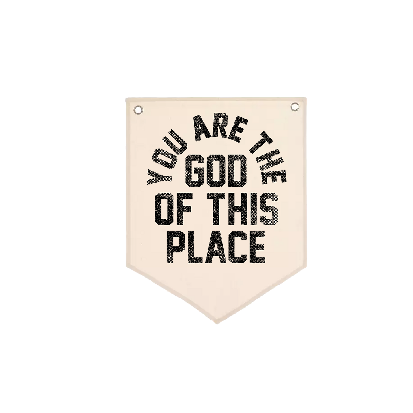 God Of This Place Pendant Flag